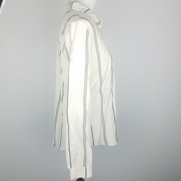 Sanctuary Tailored Boyfriend Shirt Striped XS - Picture 5 of 8